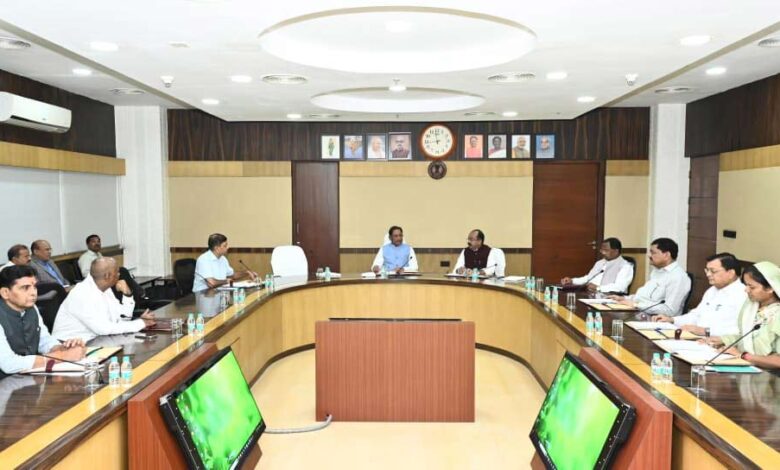 Raipur: Cabinet meeting begins in Mantralaya, Mahanadi Bhawan under the chairmanship of Chief Minister Vishnu Dev Sai